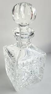 Vintage Baccarat Crystal Whisky Decanter Square Shape With Detailed Cut Glass Design and Stopper. - Etsy