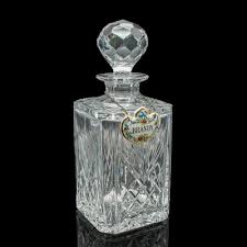 Vintage English Oak Locking Tantalus, 1960s for sale at Pamono