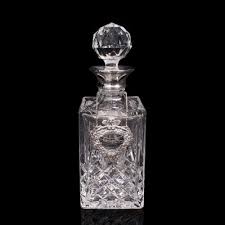 Vintage English Locking Spirit Tantalus in Hallmarked Silver ...