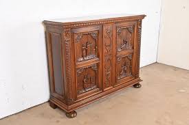 Antique Danish Renaissance Revival Ornate Carved Oak ...