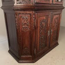 19th Century Belgian Buffet à Deux Corps or Cabinet | Chairish