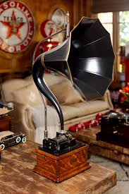 Lot - Edison Graphophone Phonograph with Horn