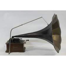 Sold at Auction: Edison Standard Phonograph with Horn.
