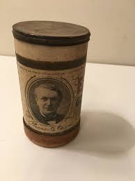 Vintage 1910's Edison Gold Moulded Record Canister | eBay