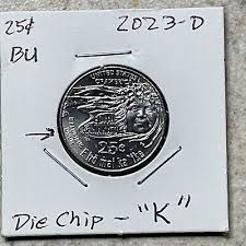 2023 D Washington Quarter - Edith Kanakaole - Error - Die Chip or Break - BU | eBay
