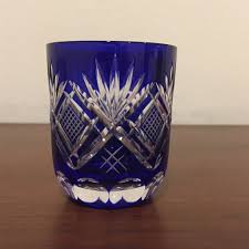EDO KIRIKO CUT GLASS "NANAKO PATTERN (SET)"-GUINOMI – HITACHIYA USA