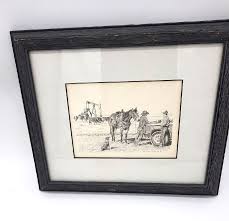 Lorraine Mack Liboiron 9.5X 11.5 Framed Western Art Print "What's New?" 1990 | eBay