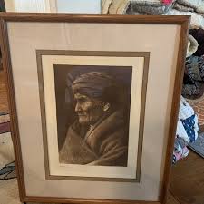 Edward Curtis Geronimo Photogravure Later State Native ...