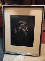 Sammy Sandoval Indian Navajo Scratchboard Original/signed ...