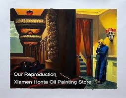 New York Movie by Edward Hopper, 100% handmade oil painting Reproduction EH003 | eBay