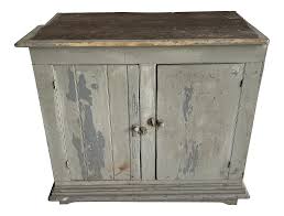 Antique Farmhouse Styled Distressed Painted Kitchen ...