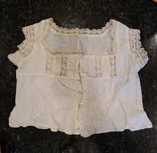 Antique Edwardian Women Chemise Lingerie Filet Crochet MOP Buttons Small Boho | eBay