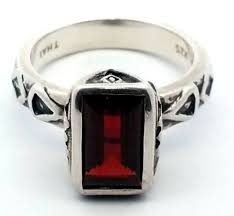 Silpada Sterling Silver .925 Sunglow Garnet Gemstone Ring ...
