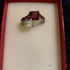 Vintage Ruby and .925 Silver Ring | EstateSales.org