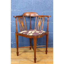 Buy An Edwardian Inlaid Mahogany Serpentine Fronted Corner ...