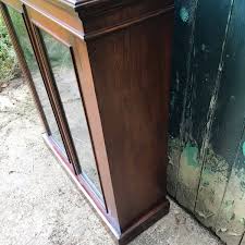 VICTORIAN LIBRARY BOOKCASE IN MAHOGANY WITH GLAZED DOORS ...