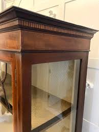 Antique Edwardian Inlaid Mahogany Display Cabinet, 1900s ...