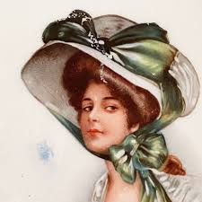 Antique Gibson Girl Promotional Plate by McNicol Pottery for ...