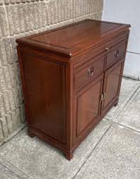 Hand-carved Chinese Solid Rosewood Two-Drawer Cabinet ...