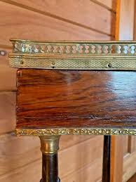 ANTIQUE UNUSUAL SPADE SHAPED SIDE TABLE | eBay