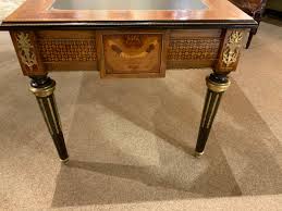 French Louis XVI Style Writing Desk /Bureauplatt, Bronze ...