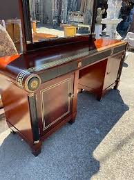 Vanity with Two Doors, Mirror with Infinity Design, Gilded ...