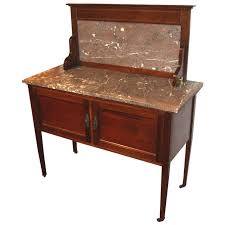 19th c English Marble Top Two Part Mixing Table. For Sale at Ruby Lane