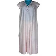 Gilead | Intimates & Sleepwear | Gilead Vintage Nightgown And Robe Silky Pink Night Gown Pajamas Set Satin Like | Poshmark