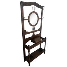Antique Arts and Crafts Hall Tree Umbrella Stand Barley ...