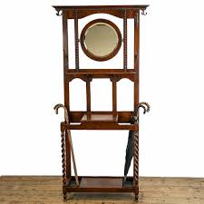 Vintage Oak Hall Stand | M- 4886 | Penderyn Antiques