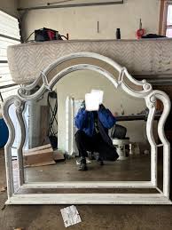 White Wash Dresser Mirror | eBay
