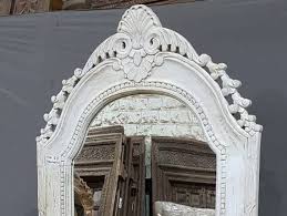 Vintage Style Carved Indian Mirror, Solid Wooden Mirror ...