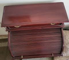 Vintage Federal Style Mahogany Small Writing Bureau With ...