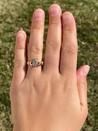 The Beckham: Irish Made Solvar Signed Claddagh Ring with Diamonds | Chairish