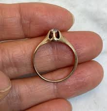 Antique Victorian 14K Gold Buttercup Old Mine Cut Diamond ...