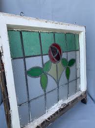 Rose panel glass — Waldon Woods Antiques