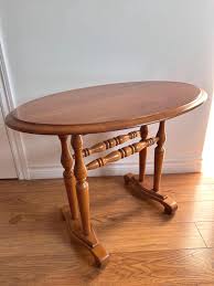 Vintage Oval Living Room Table Side Table,coffee Table ...
