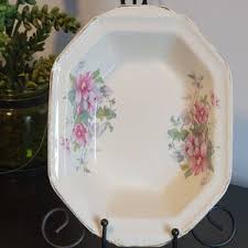 Vintage Edwin Knowles Serving Bowl and Tea Coffee Cup Floral Flowers - Etsy