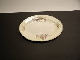 VINTAGE EDWIN M. KNOWLES CHINA CO. SEMI-VITREOUS OVAL 8 5/8 ...