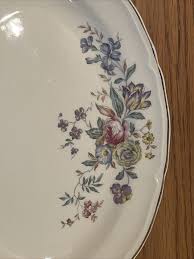 VTG Edwin M Knowles China Co Platter USA 8 3/4” X 12 ...