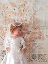 Vintage Bride doll retro wedding toddler 1950s 1960s sleepy ...