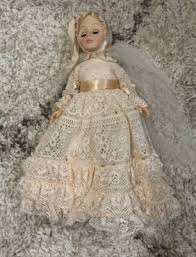Vintage EFFANBEE 12" tall bride doll wearing Lace, bloomers ...