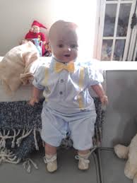 Vintage 1940's Lifesize Composition Baby Boy Doll | eBay