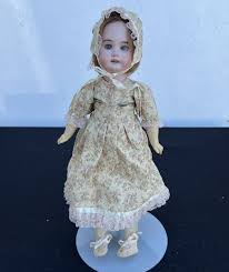 Antique 1894 Porcelain Head Jointed Girl Doll Bisque? 16 ...