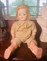 ANTIQUE (1922) EFFANBEE 27" COMPOSITION GIRL DOLL IN NEED OF ...