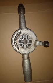 Craftsman Manual Hand Drill Jacob's Chuck #4191 Wooden Handle Vintage | eBay