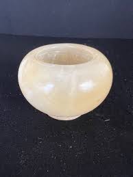 Calcite Gemstone yellow bowl for jewelry or candle | eBay