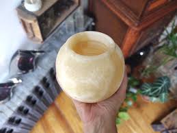 Egyptian Handmade Alabaster Vase, Solid Hand Carved Marble ...