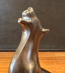 Bronze Limited Edition "Lioness" Sculpture by Loet Vanderveen For Sale at 1stDibs