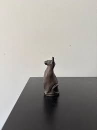 Ceramic Cat Figurines, Black Pottery Cats - Etsy Israel